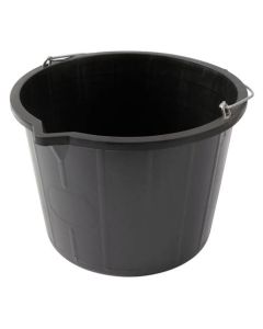 Ciret 3 Gal Lipped Black Bucke